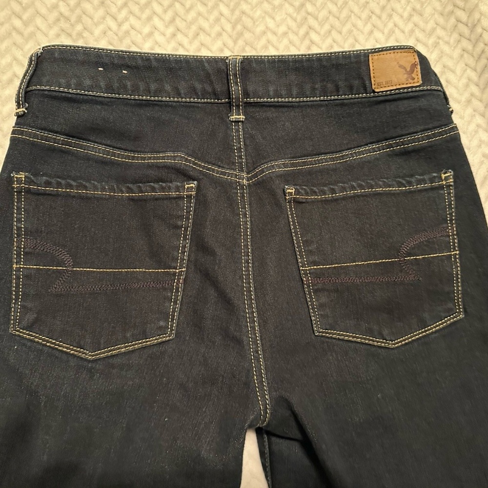 American Eagle High Rise Skinny 8R Dark Wash Jeans